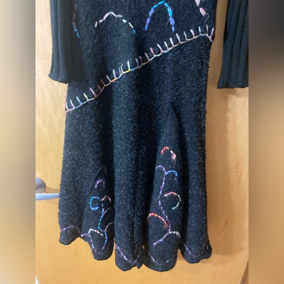 Grifflin Paris Black Funky Dress Size M - Picture 2 of 6